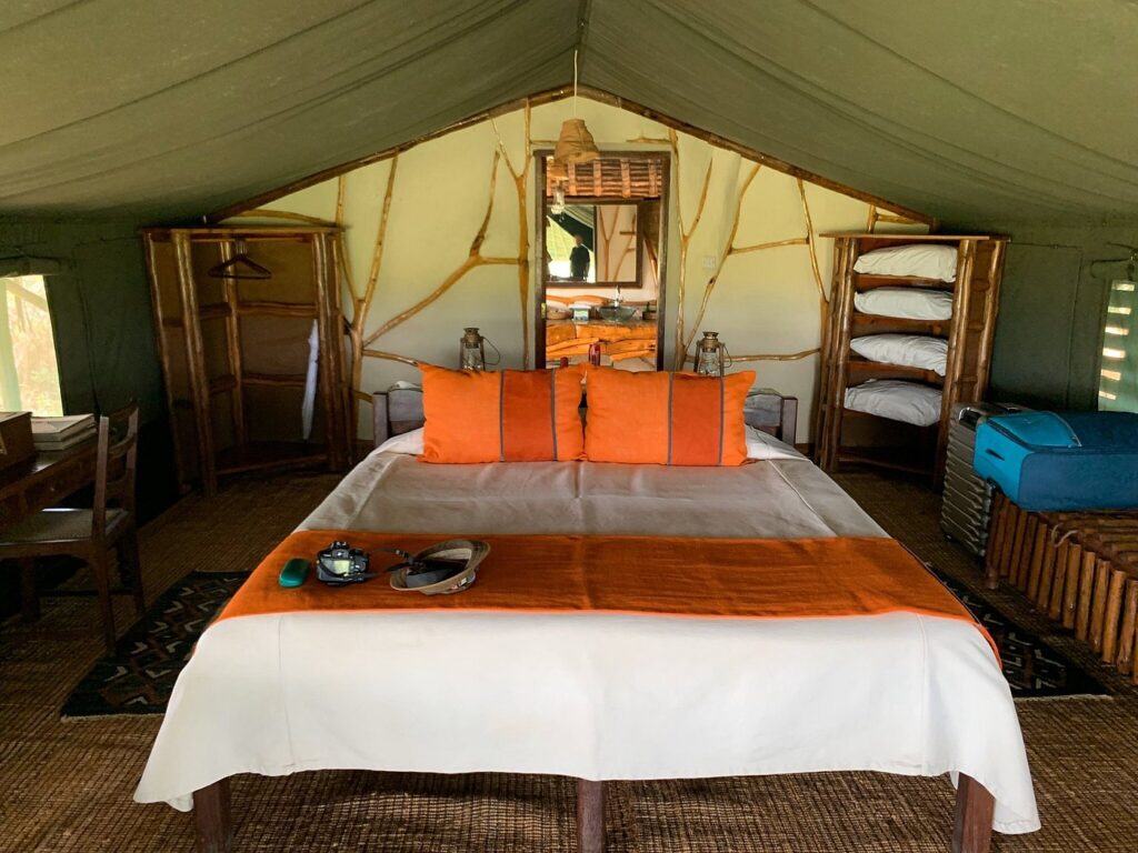 Satao Camp Room