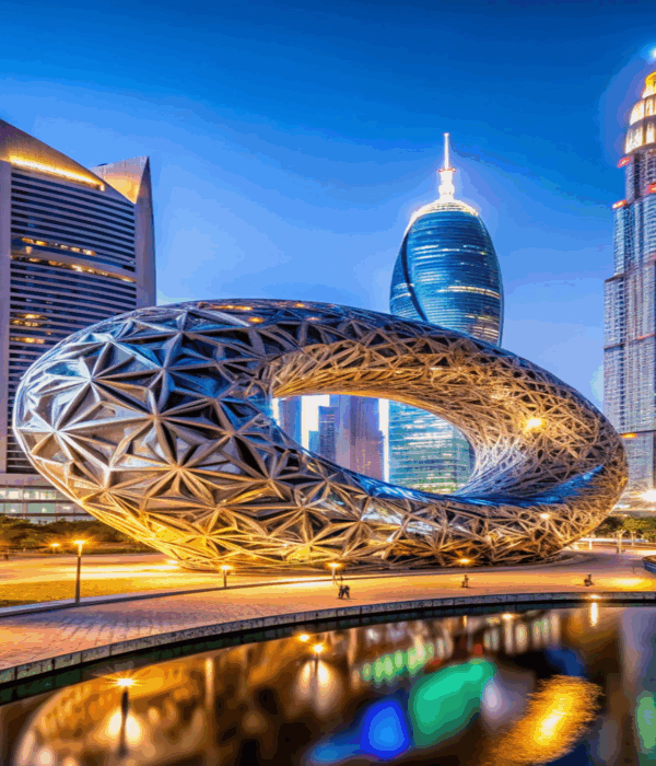 museum of future dubai Dubai views