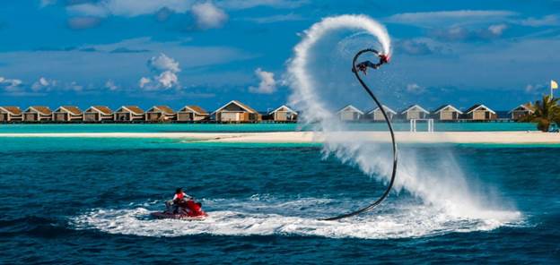 Scenic boat view approaching remote islands in Maldives – Adequate Safaris